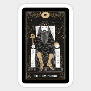 The Emperor Tarot Card Sticker